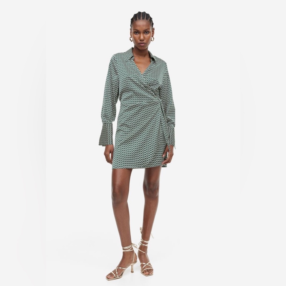 H&M Satin Wrap